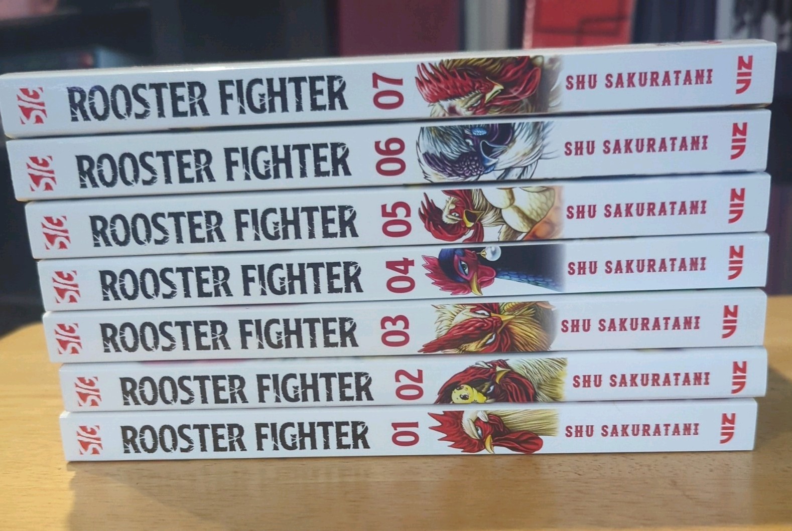 Lotto Manga Rooster Fighter Collezione 1 - 7, Inglese