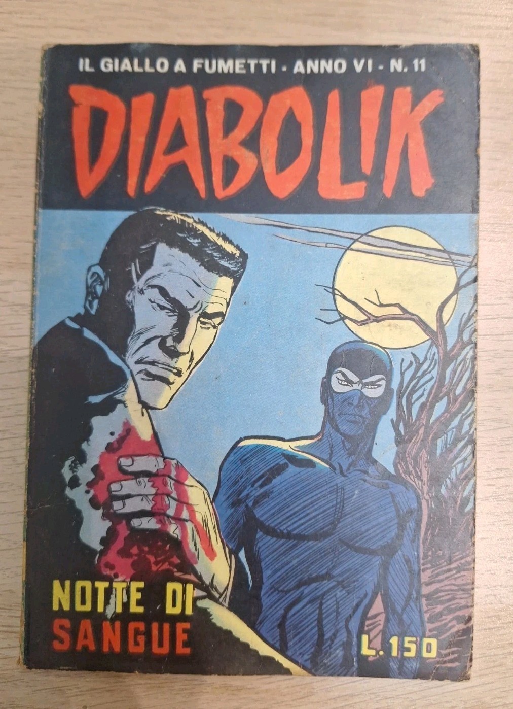 DIABOLIK ANNO VI-6°, N. 11 ORIGINALE 1967