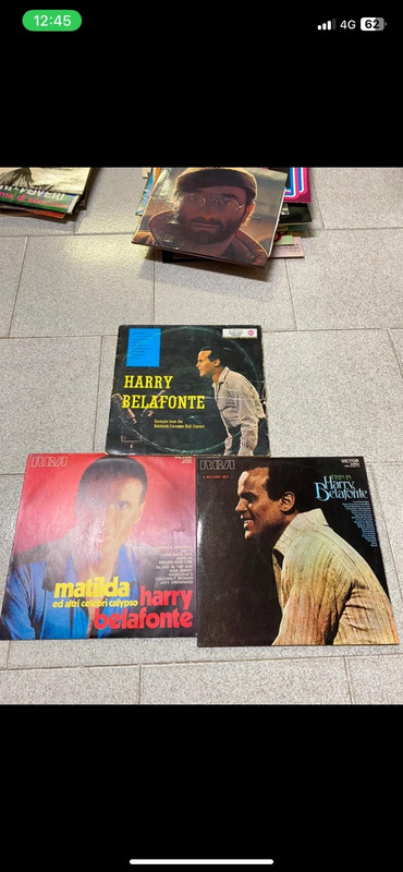 Lotto 3 vinili Harry Belafonte - Matilda e celebri Calypso / RCA
