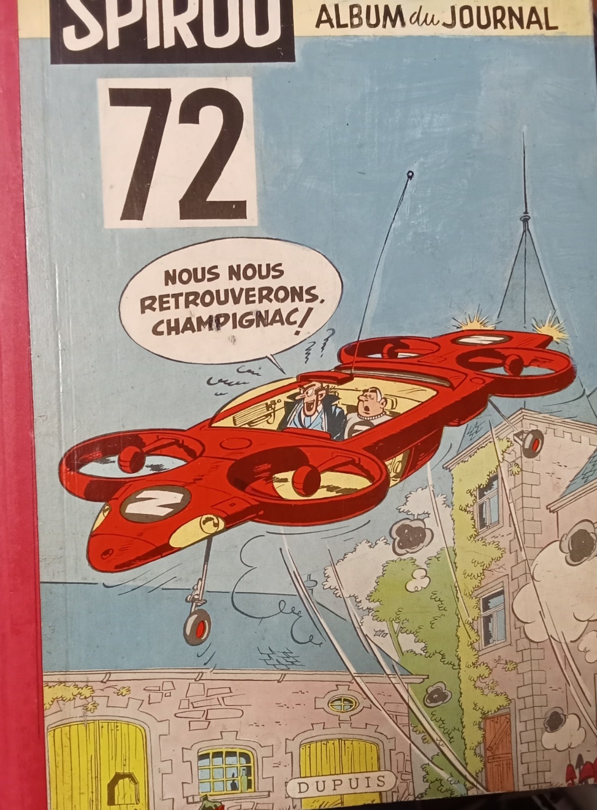 SPIROU recueil n ° 72 de 1959. . Couverture de André Franquin.