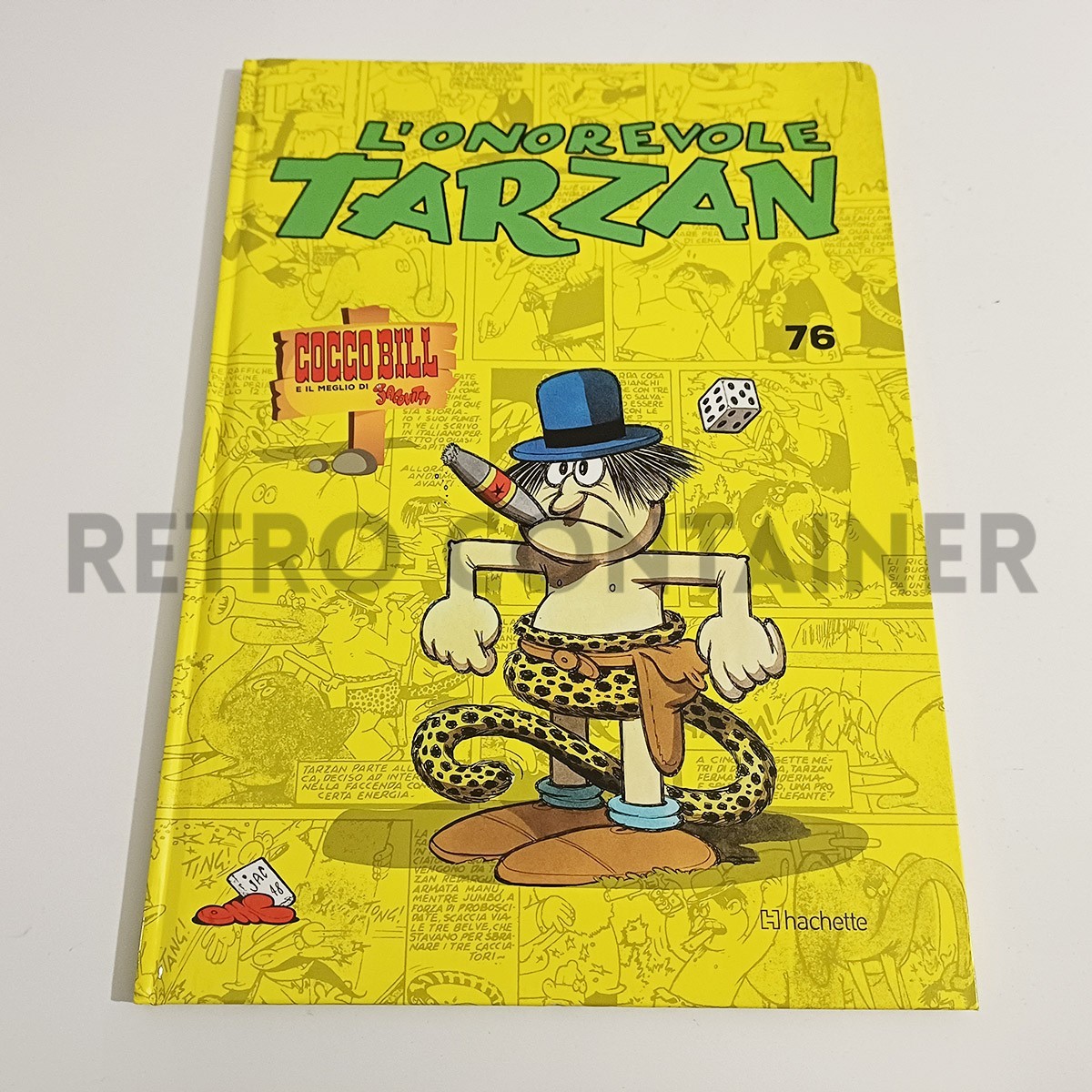 Cartonato Hachette COCCO BILL E IL MEGLIO DI JACOVITTI - 76 L'Onorevole Tarzan