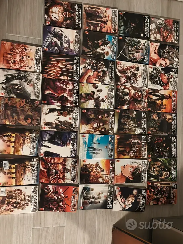 Attacco dei giganti manga