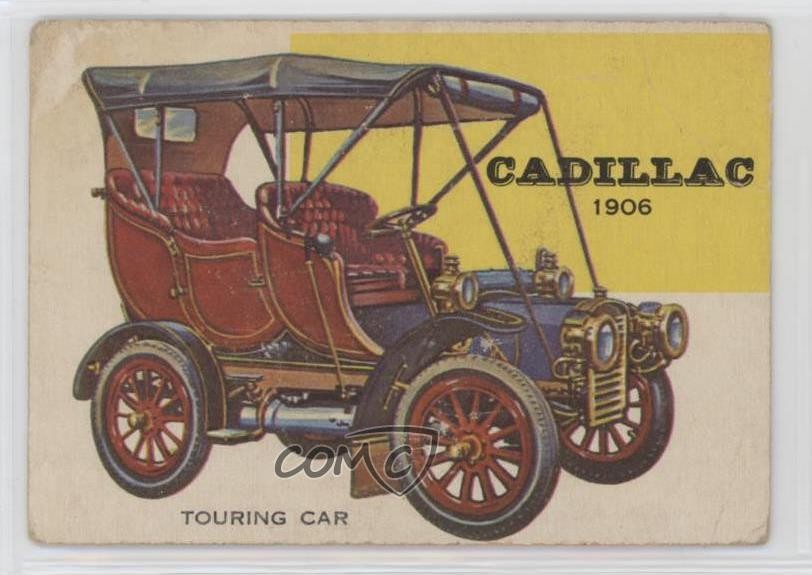 1954 Topps World on Wheels Cadillac Touring Car #56 f6p