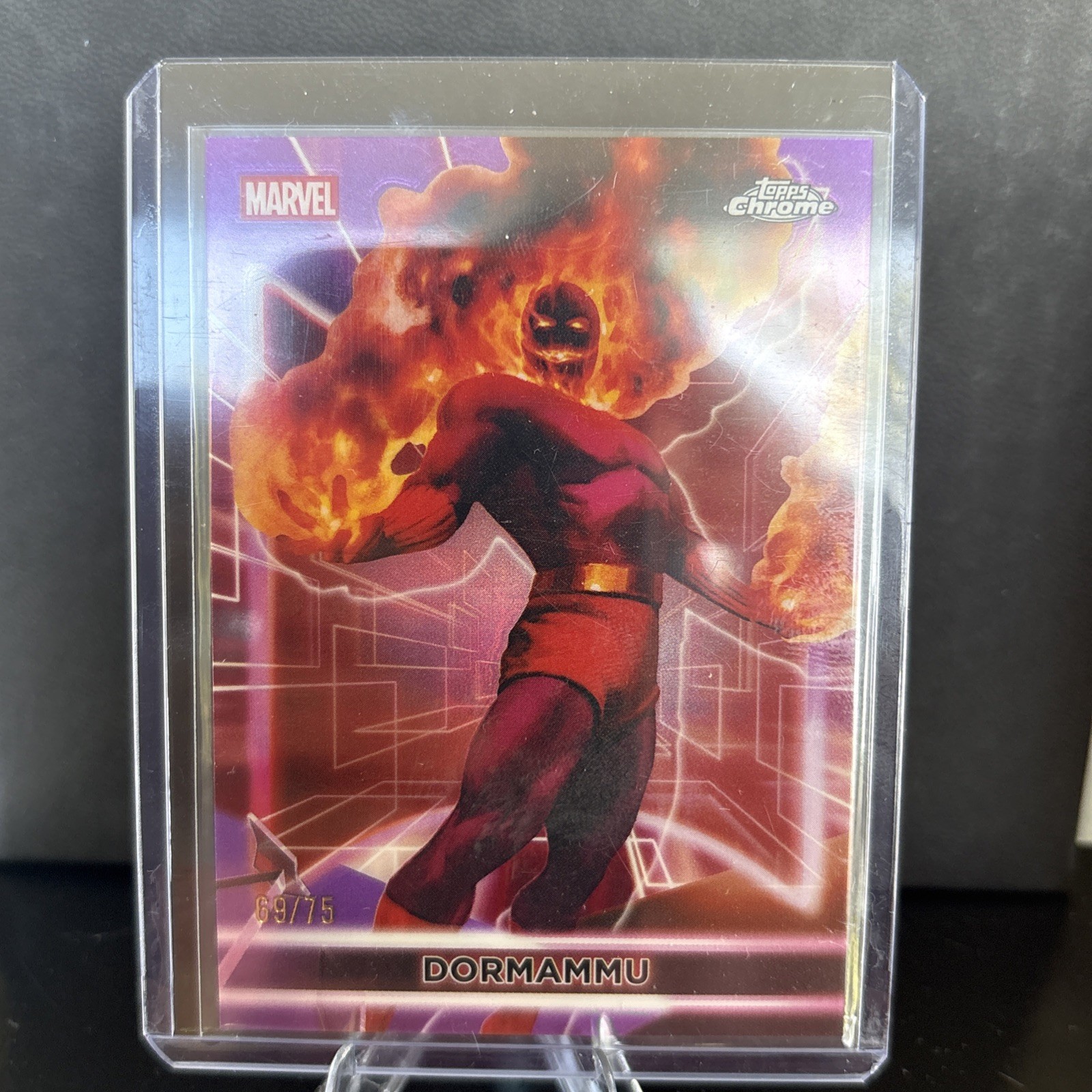 Topps Marvel 2026 Dormammu #88- 69/75 Purple  Refractor Alpha.