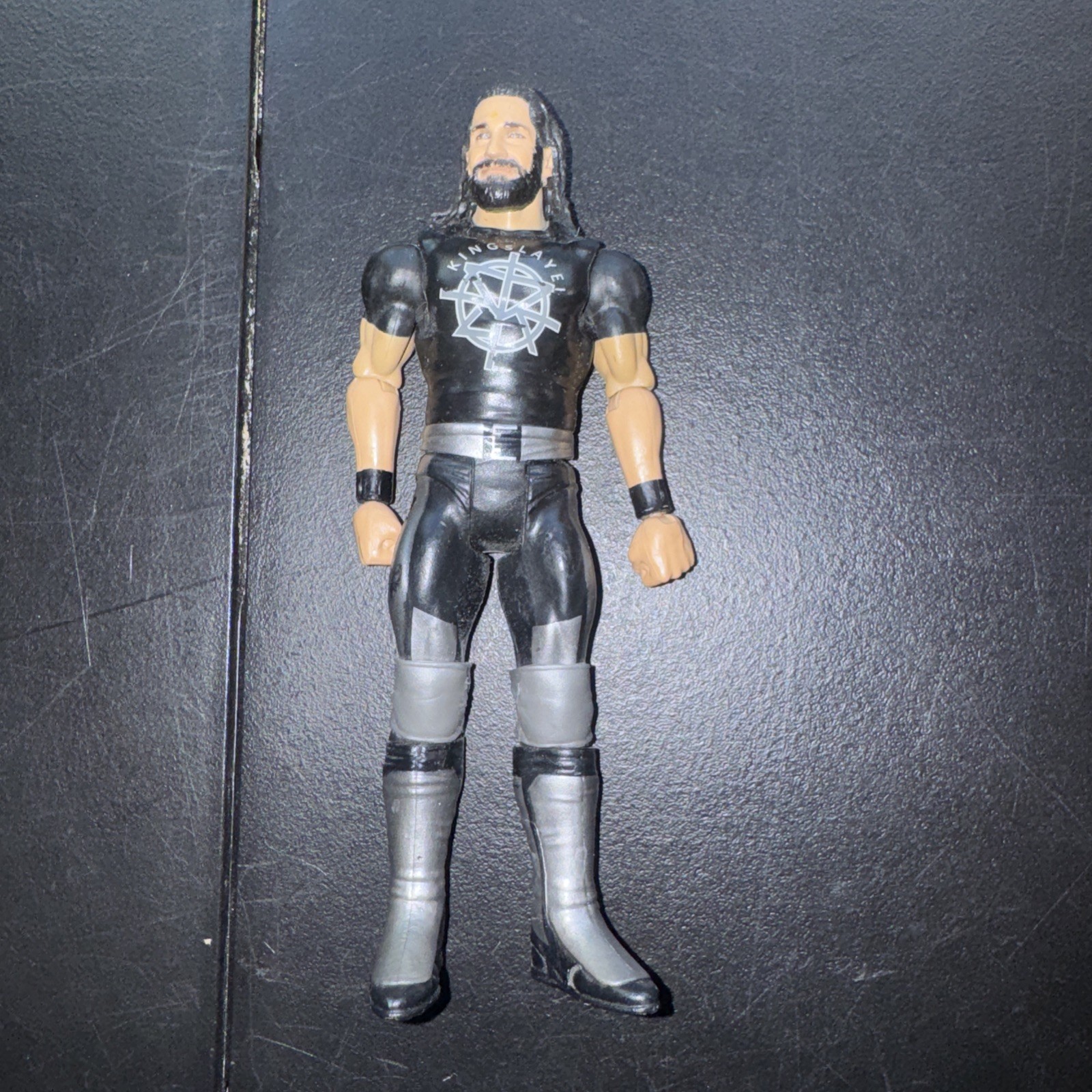 WWE Seth Rollins Basic 77 Wrestling Action Figure Mattel - Giocato con condizioni