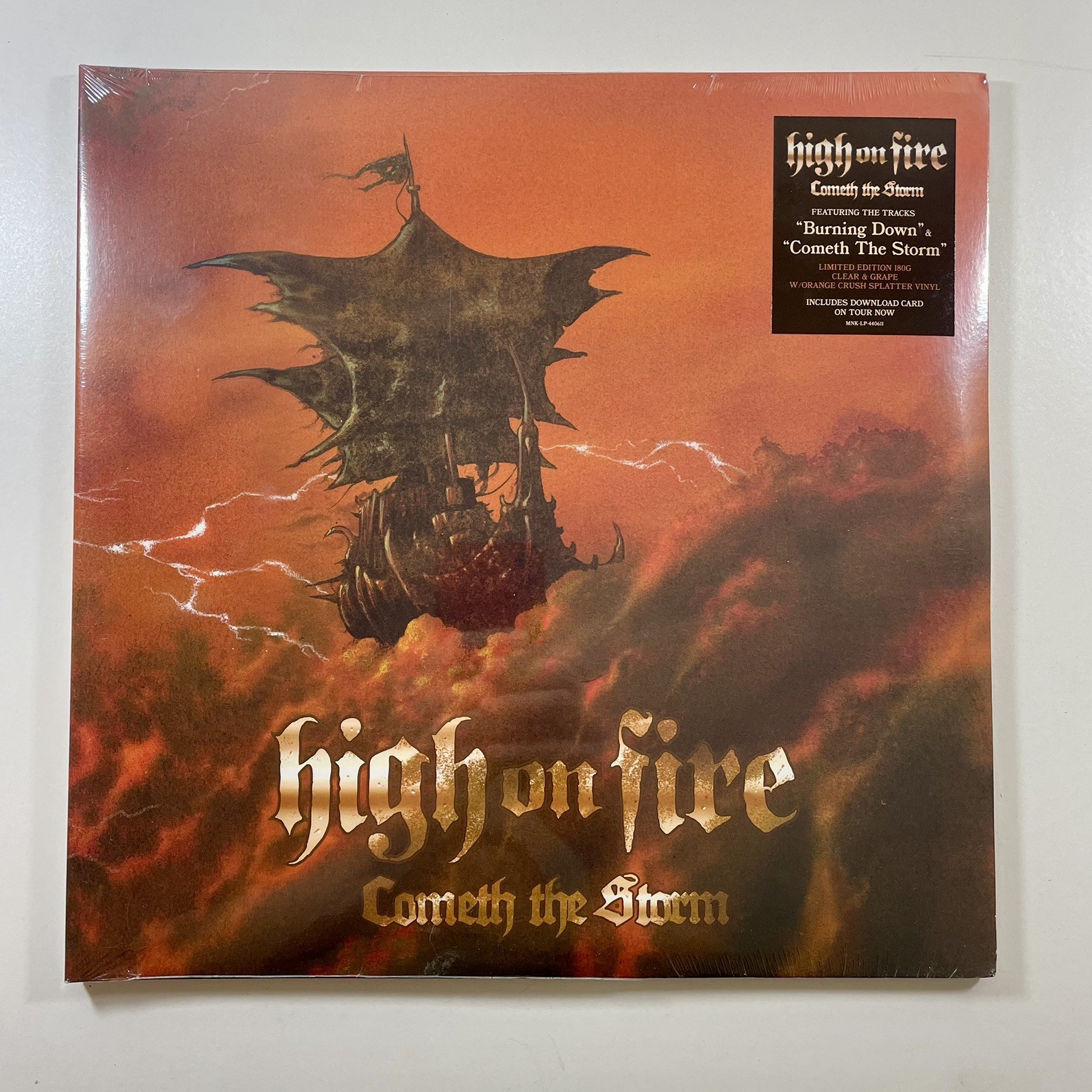 High on Fire - Cometh the Storm 180GM 2LP  -clear/grape split w/ orange splatter