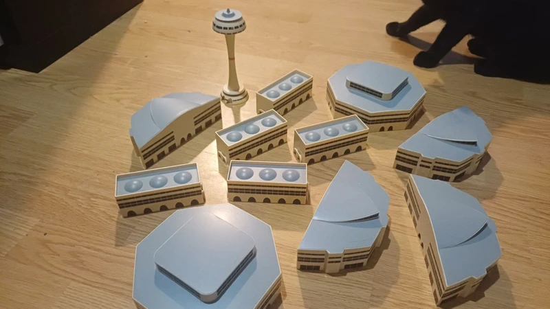 Maqueta aeropuerto a escala.