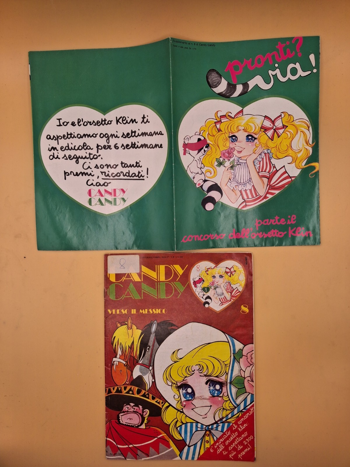 Candy Candy Fabbri, N. 8 Con Supplemento Orsetto Klin