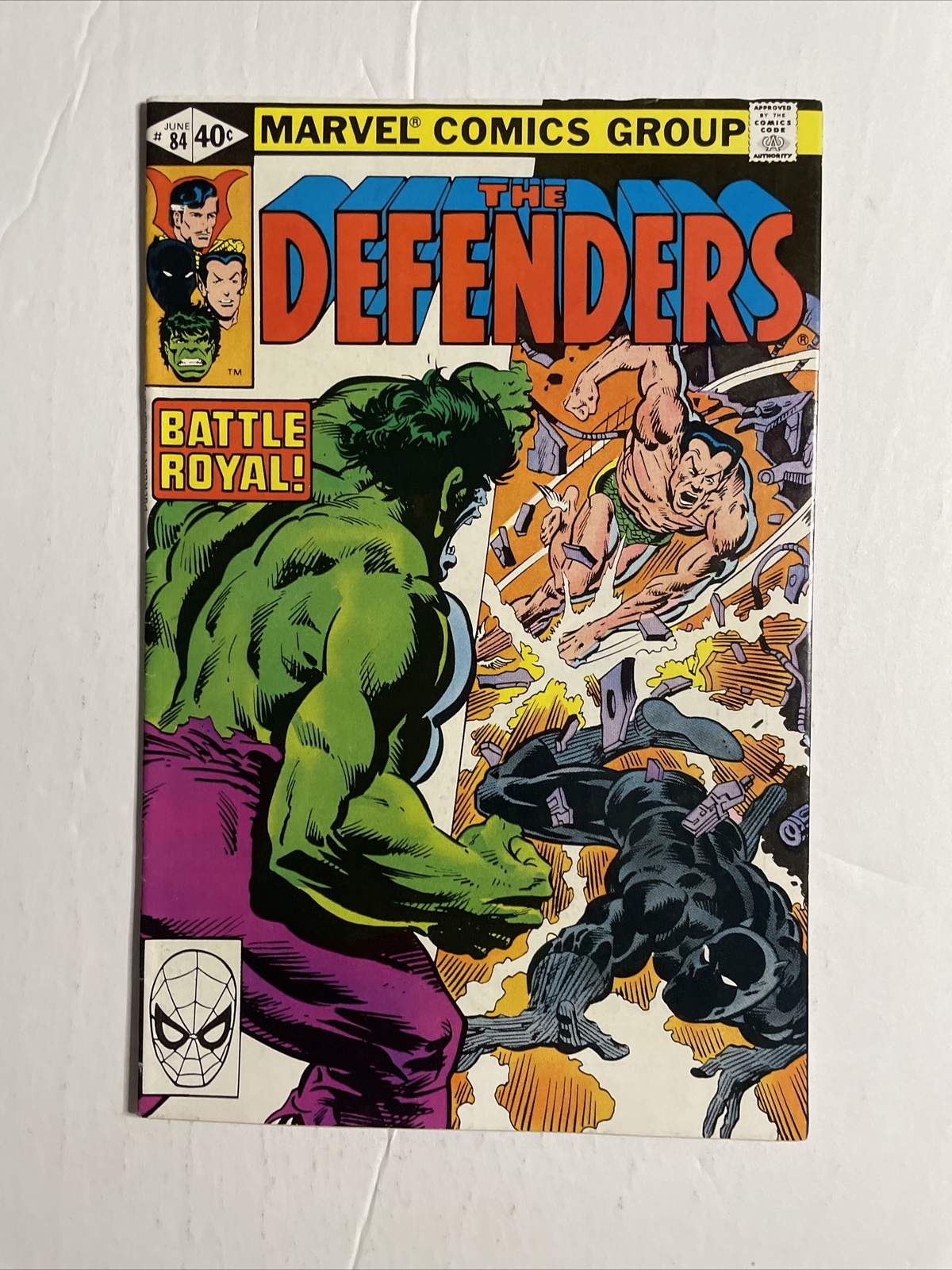 Defenders #84 (1980) 8.0 VF Marvel Key Issue Namor Vs Black Panther Wakanda App