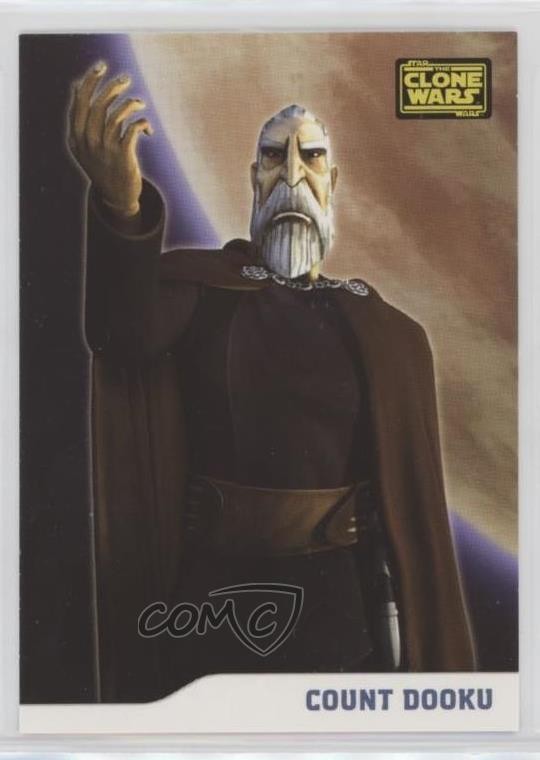 2008 Topps Star Wars: The Clone Wars Count Dooku #11 2vh