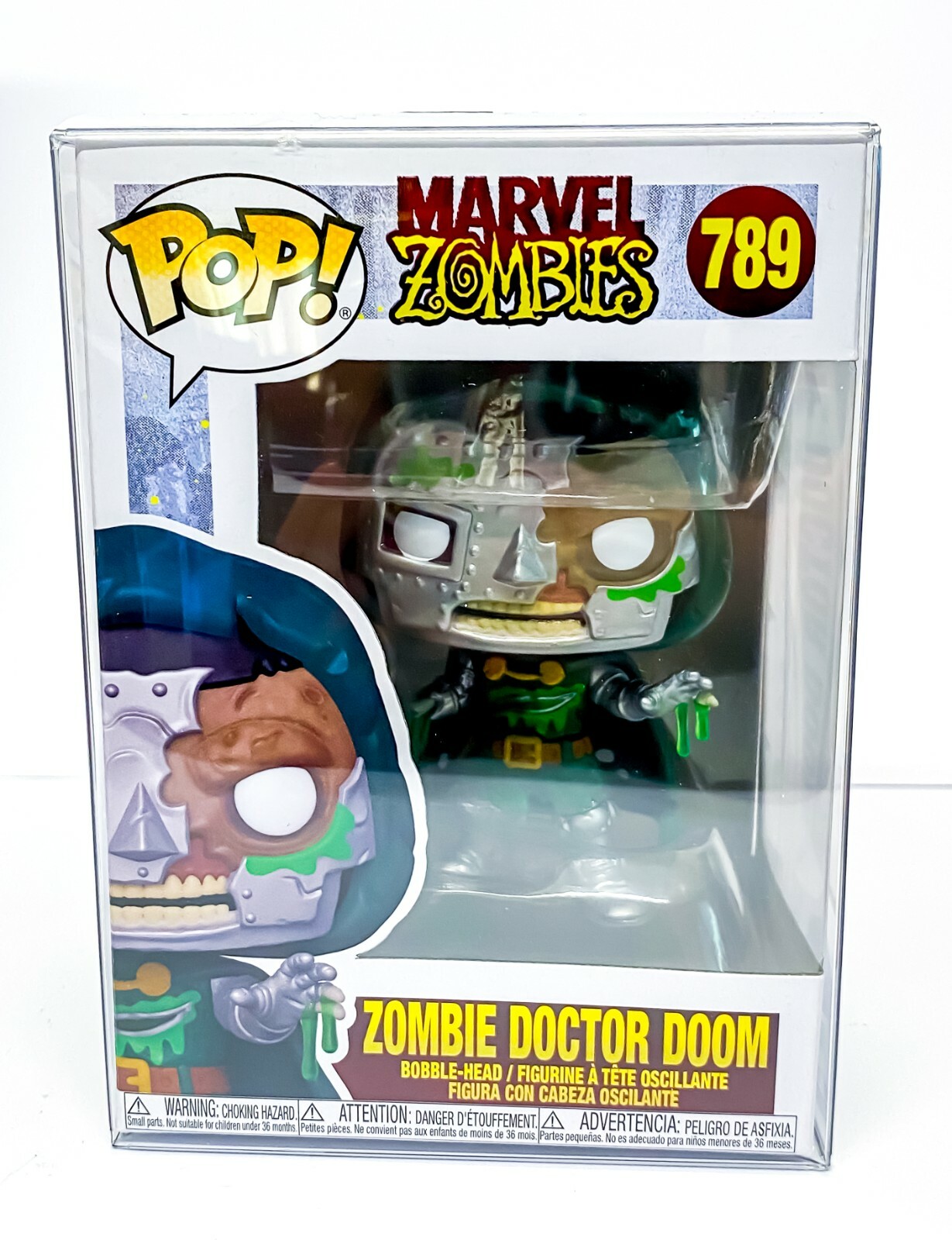 Marvel Zombies – Zombie Doctor Doom 789 Funko Pop Vinyl Pop Protector Christmas
