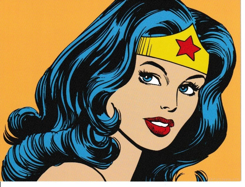 WONDERWOMAN Carte Postale vierge, non utilisée  édition UK