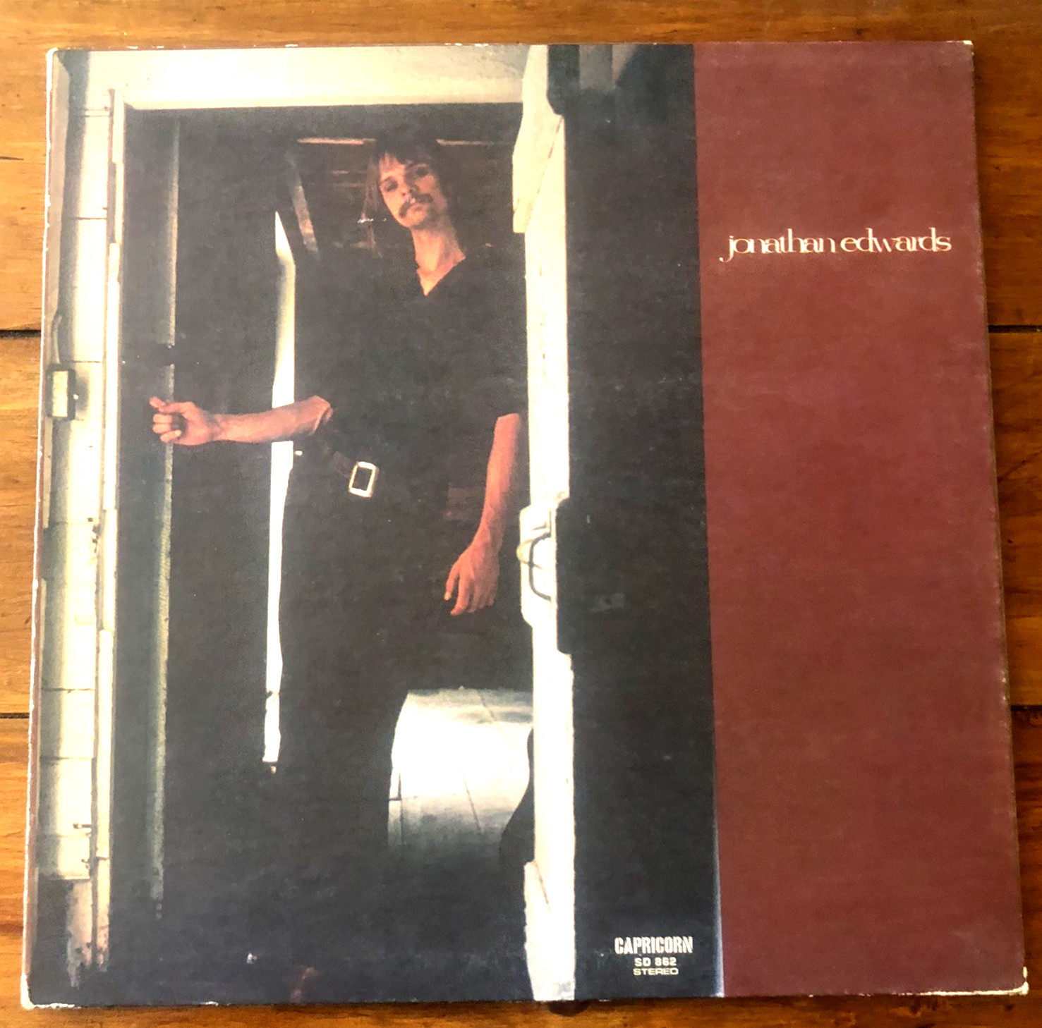 LP vinyl JONATHAN EDWARDS Self-TItled, Capricorn SD862, 1971. NM / VG