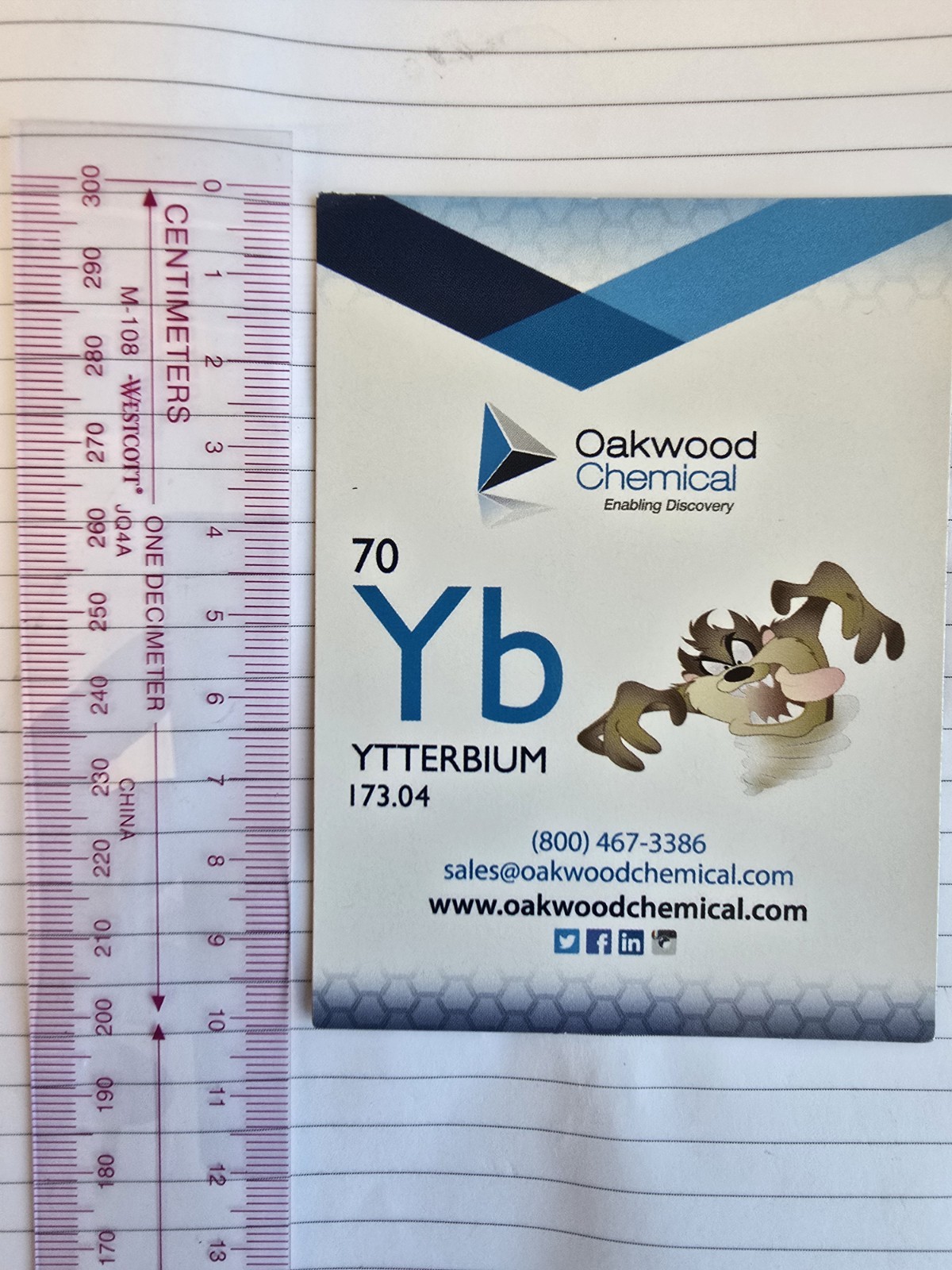 Ytterbium Element Magnet Oakwood Chemical