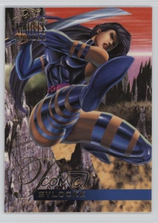 1995 Flair Marvel Annual Psylocke #3 m6g
