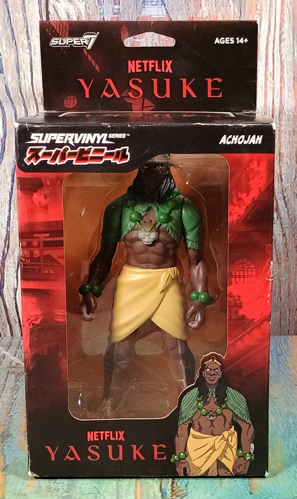 Netflix Yasuke Supervinyl - ACHOJAH - Età 14+ - Figura in vinile 6 pollici - NUOVO DI ZECCA