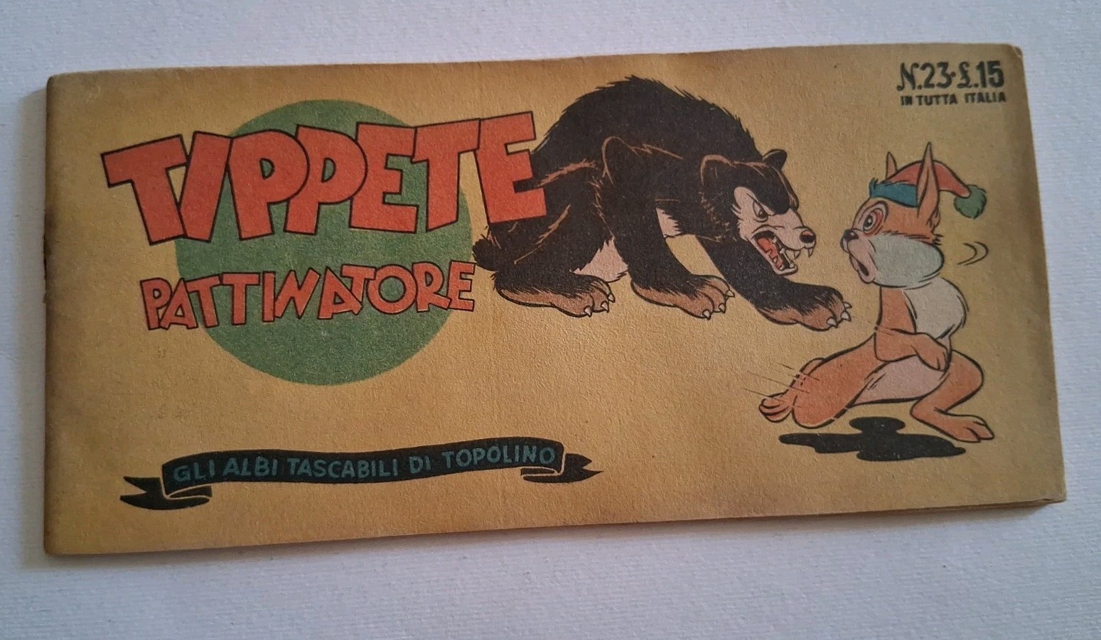 GLI ALBI TASCABILI DI TOPOLINO N. 23 ORIGINALE 1948