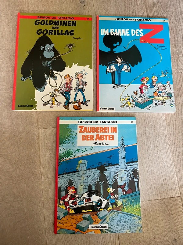 Spirou und Fantasio Comics, Band 9, 14, 20, Erstauflagen!