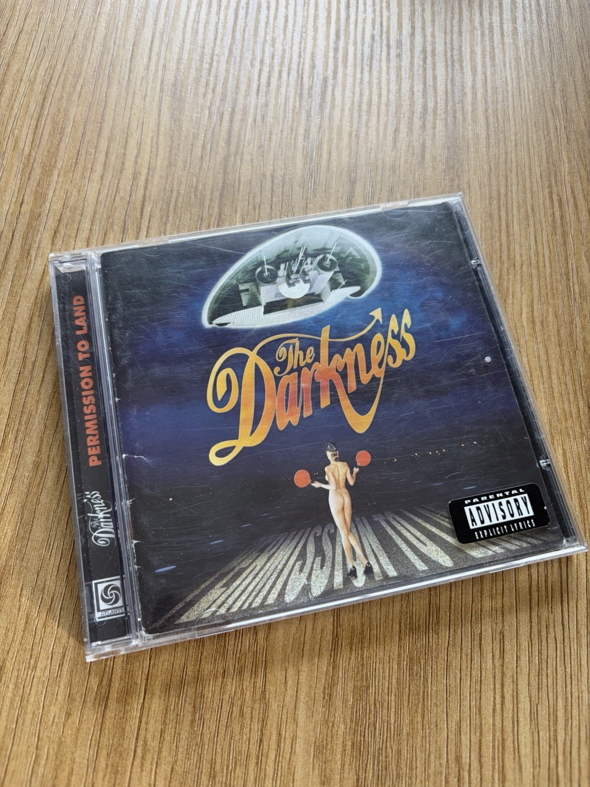 The Darkness: Permission to Land CD Album Atlantic 2003 Parental Advisory