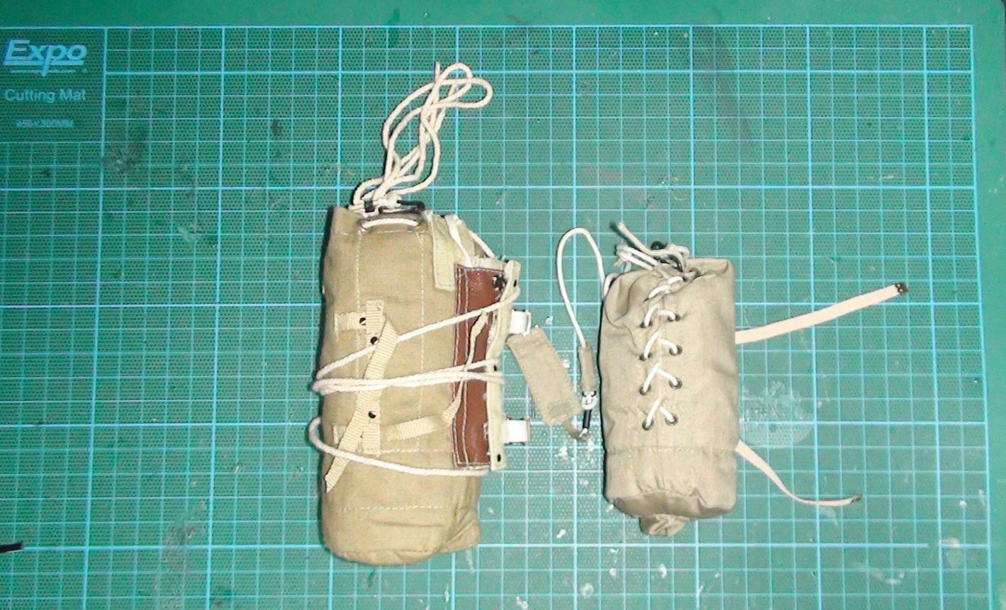1/6th Scale Dragon Action Figures British Para Drop Bags, WW2 .