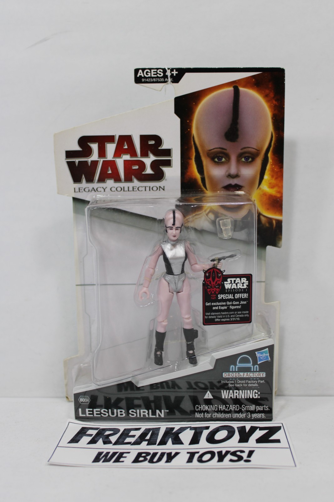 Star Wars Clone Wars Legacy Collection Leesub Sirln BD34 lievi danni alla carta