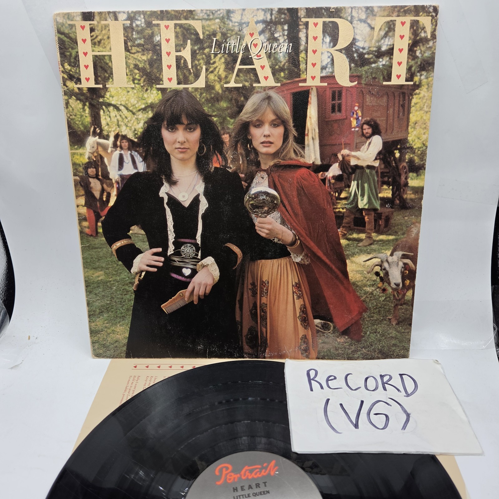 Heart Little Queen Vinyl LP Portrait JR 34799 1977 Original VG