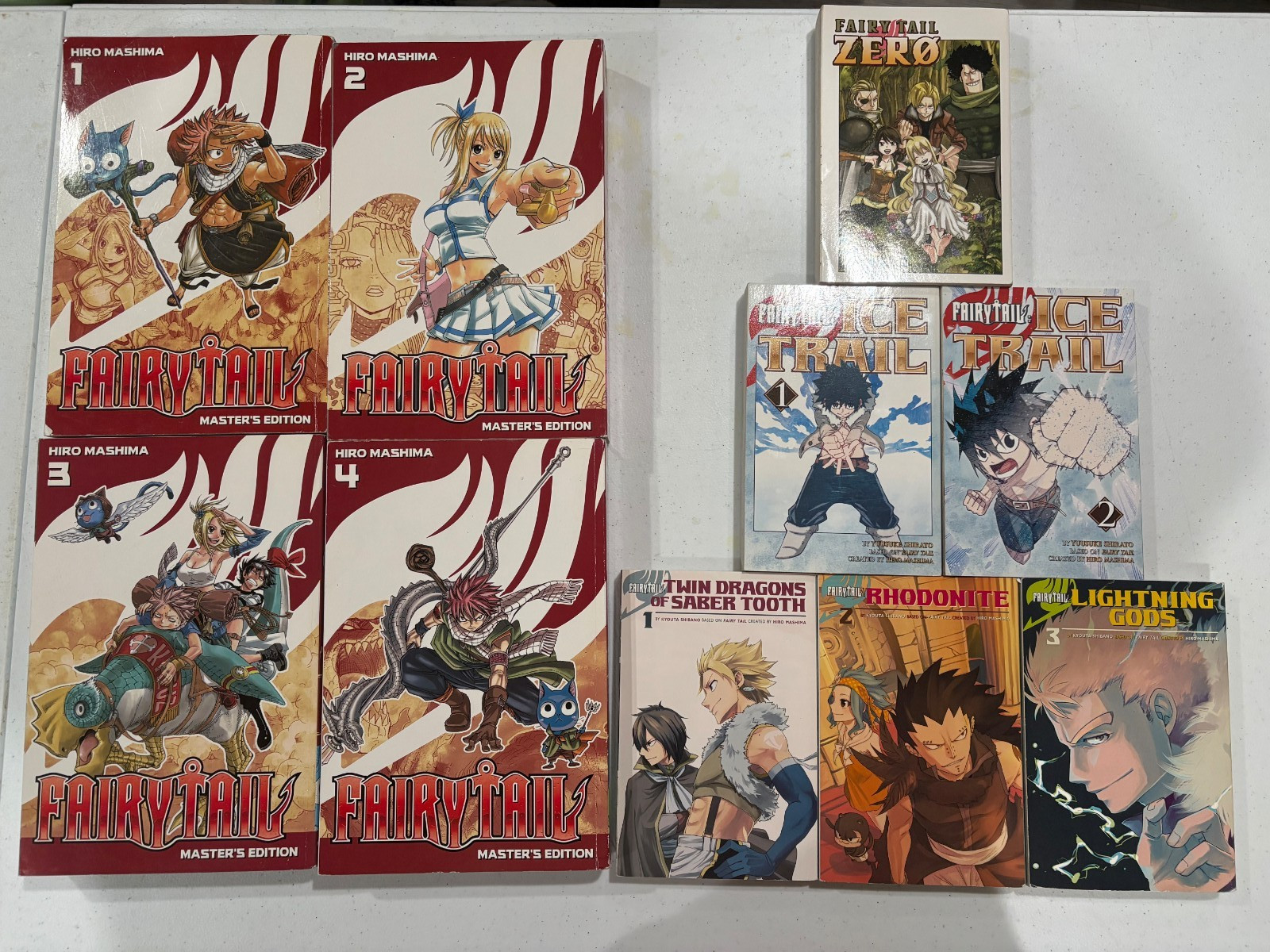 Fairy Tail Master's Edition 1-4 Zero, Ice Trail 1-2 e Side Stories 1-3