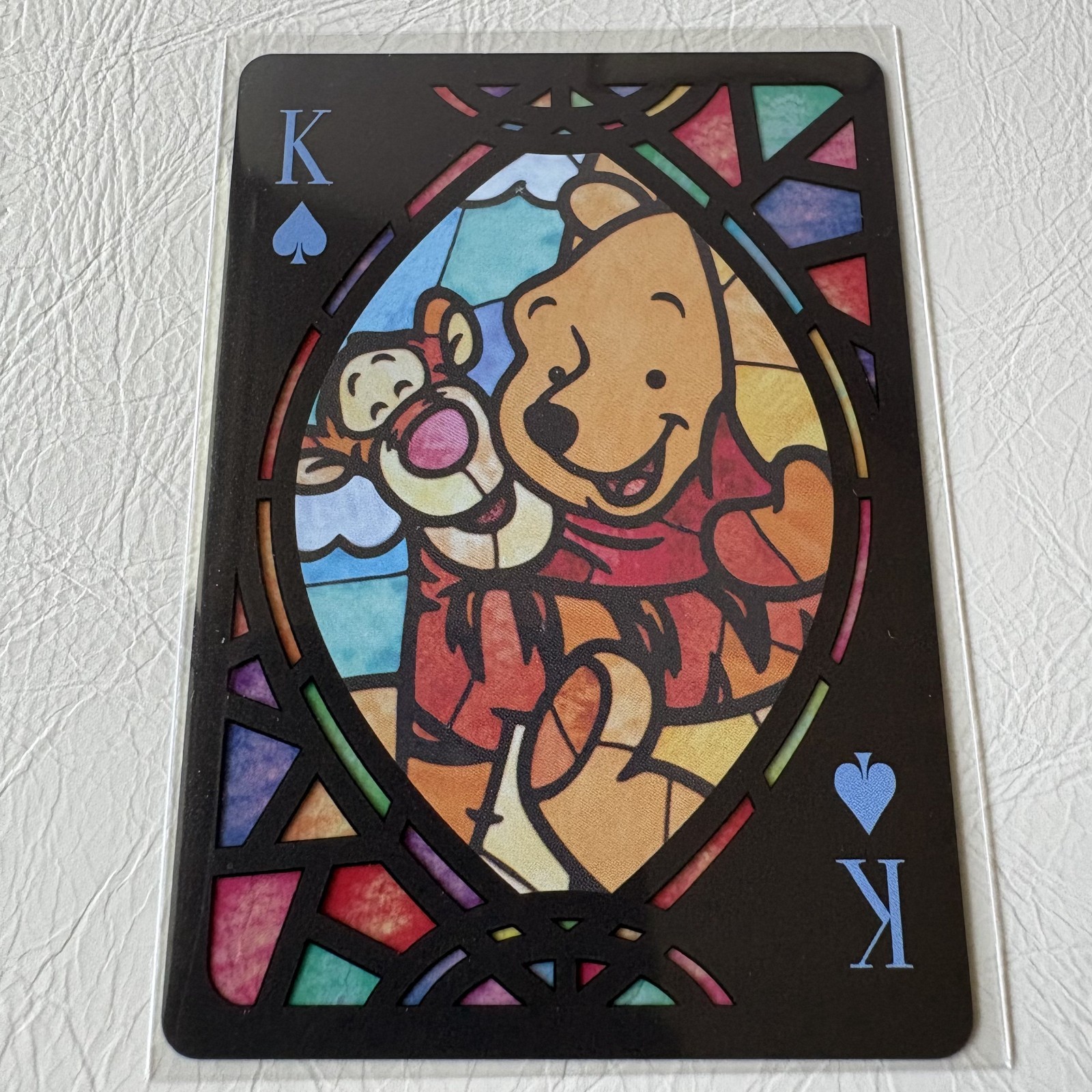 Winnie the Pooh & Tigger Disney VETRO COLORATO RIFRATTORE 2023 TENYO JAPAN