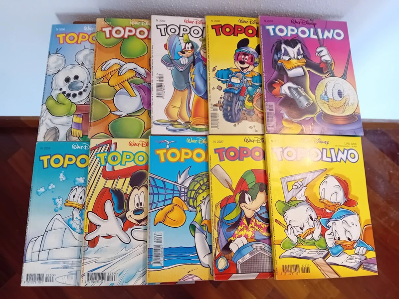 Topolini N. 10 Fumetti vari (lotti 10 Topolini)