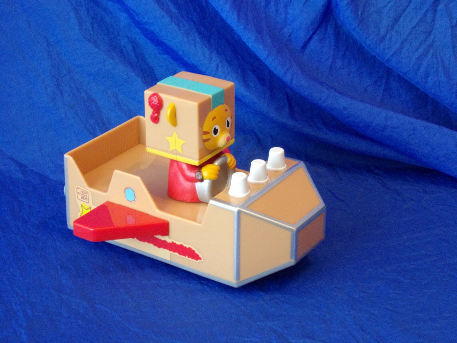 Daniel Tigers Quartiere Pull Back & Go Scatola di Cartone Aereo