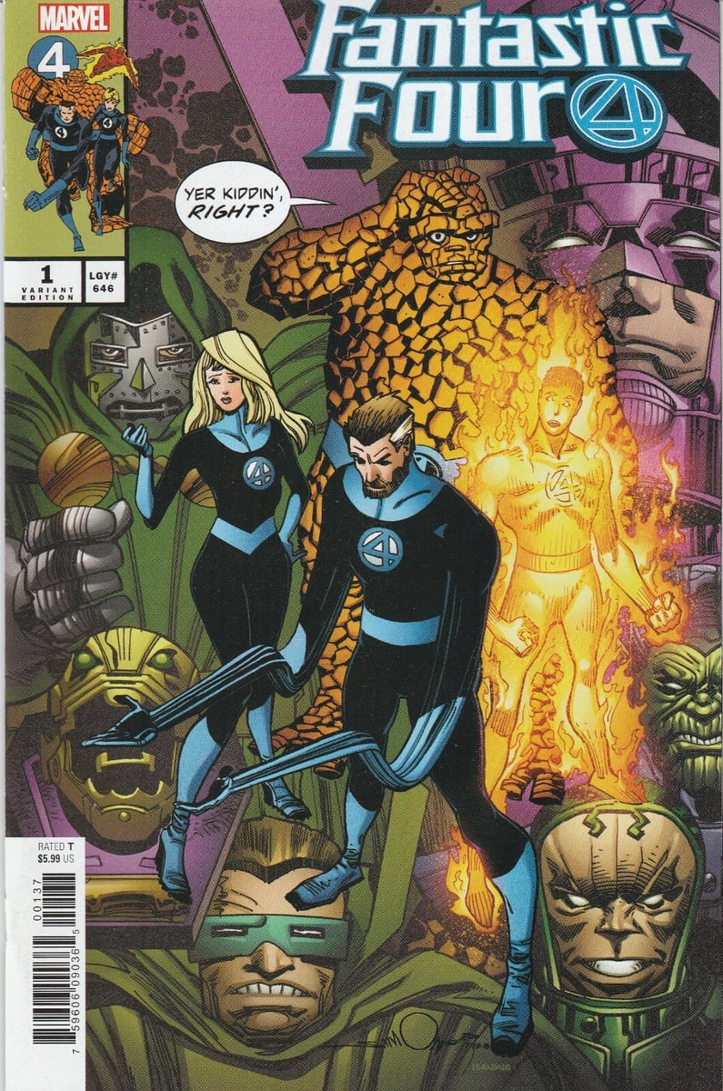 FANTASTIC FOUR #1 GIGANTE (2018) SLOT ~ VARIANTE WALT SIMONSON ~ NON LETTO NM