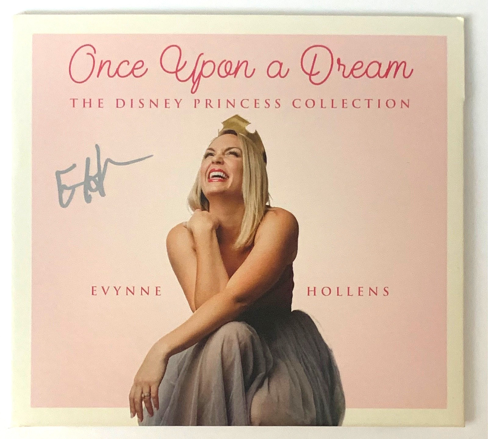 EVYNNE HOLLENS Once Upon A Dream AUDIO CD Disney Princess Collection 2016 SIGNED