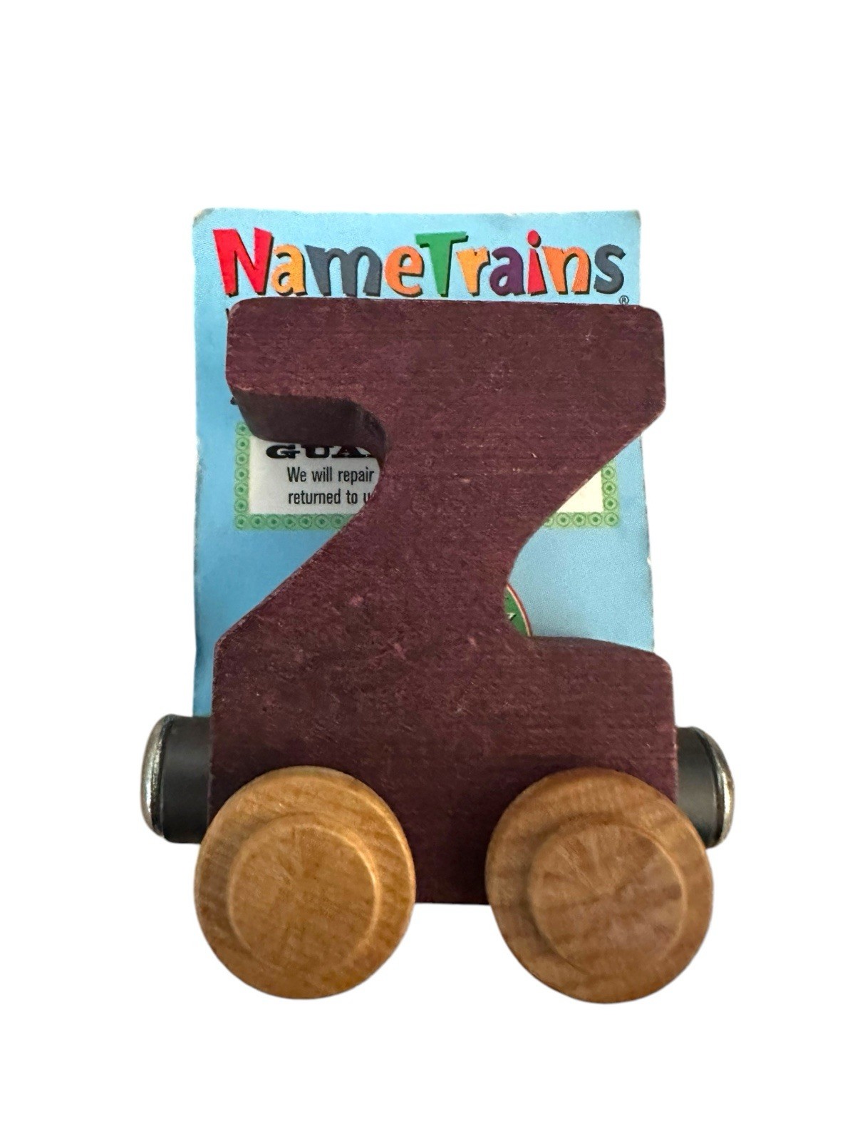 Name Trains Bright Purple Z Wooden Railway System Maple Landmark Thomas Brio USA