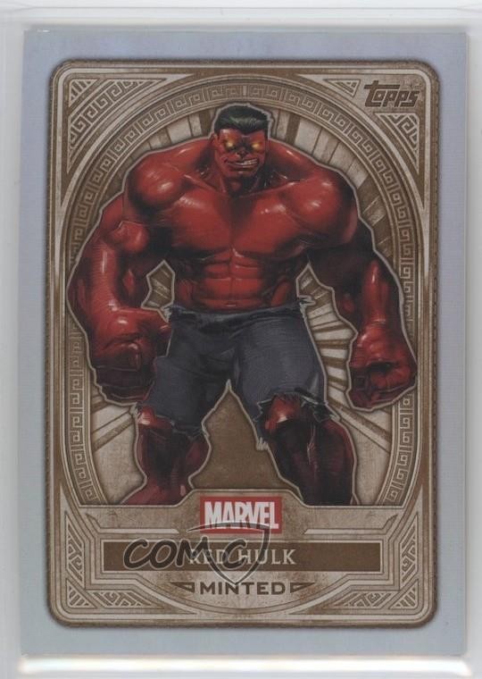 2025 Topps Marvel Mint Bronze Red Hulk #6 15wb