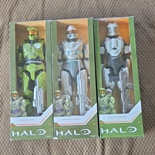 Halo Wave 1 Master Chief, Spartan Tanaka and Spartan Palmer  Action Figure