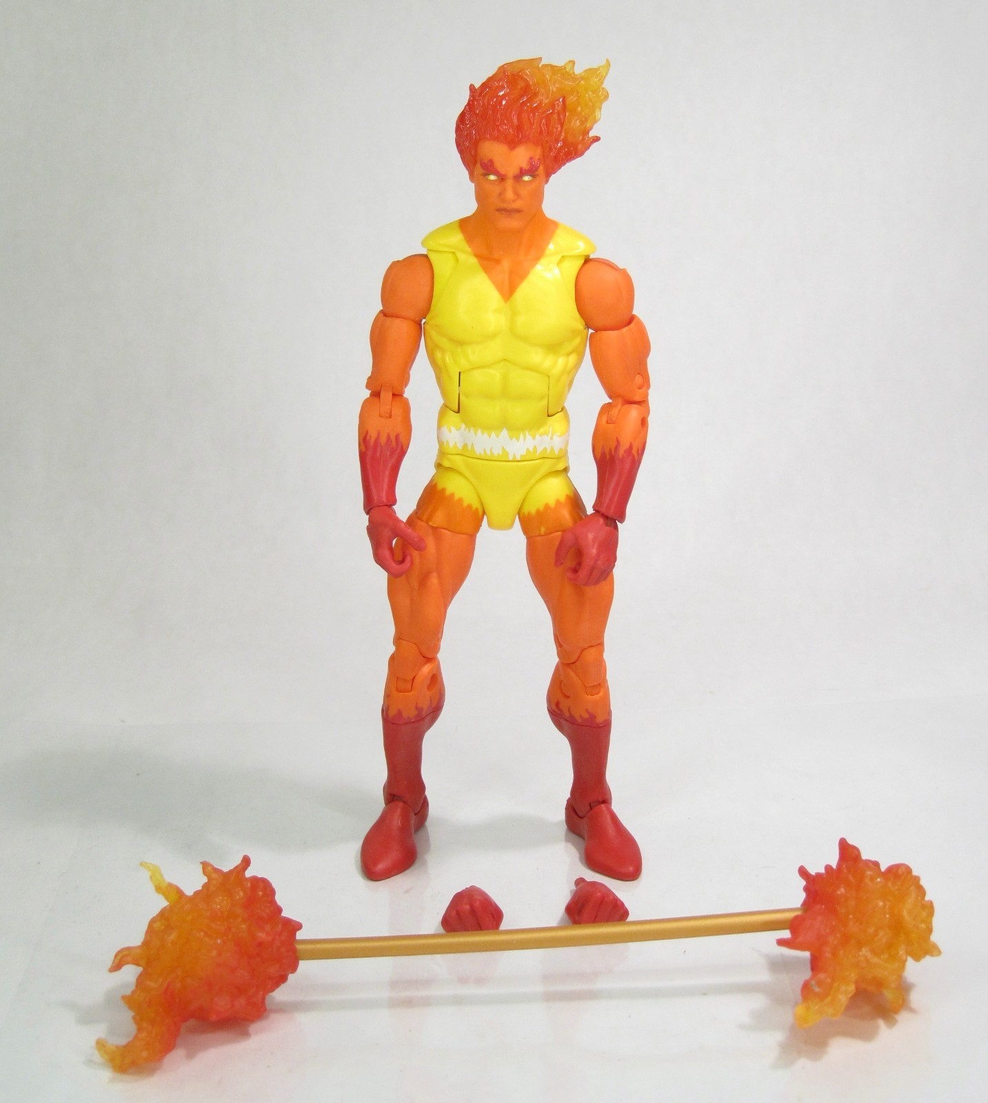 Hasbro 2022 Marvel Legends Retro Card Firelord 6" Figura Sciolta Completa