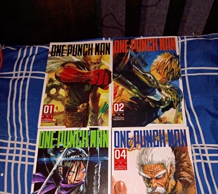 Lotto One-Punch Man Manga Vol 1-4, brossura commerciale inglese, VIZ Media
