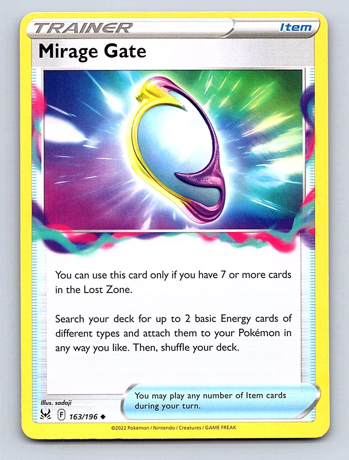 Pokemon Mirage Gate 163/196 non comune origine perduta quasi nuovo