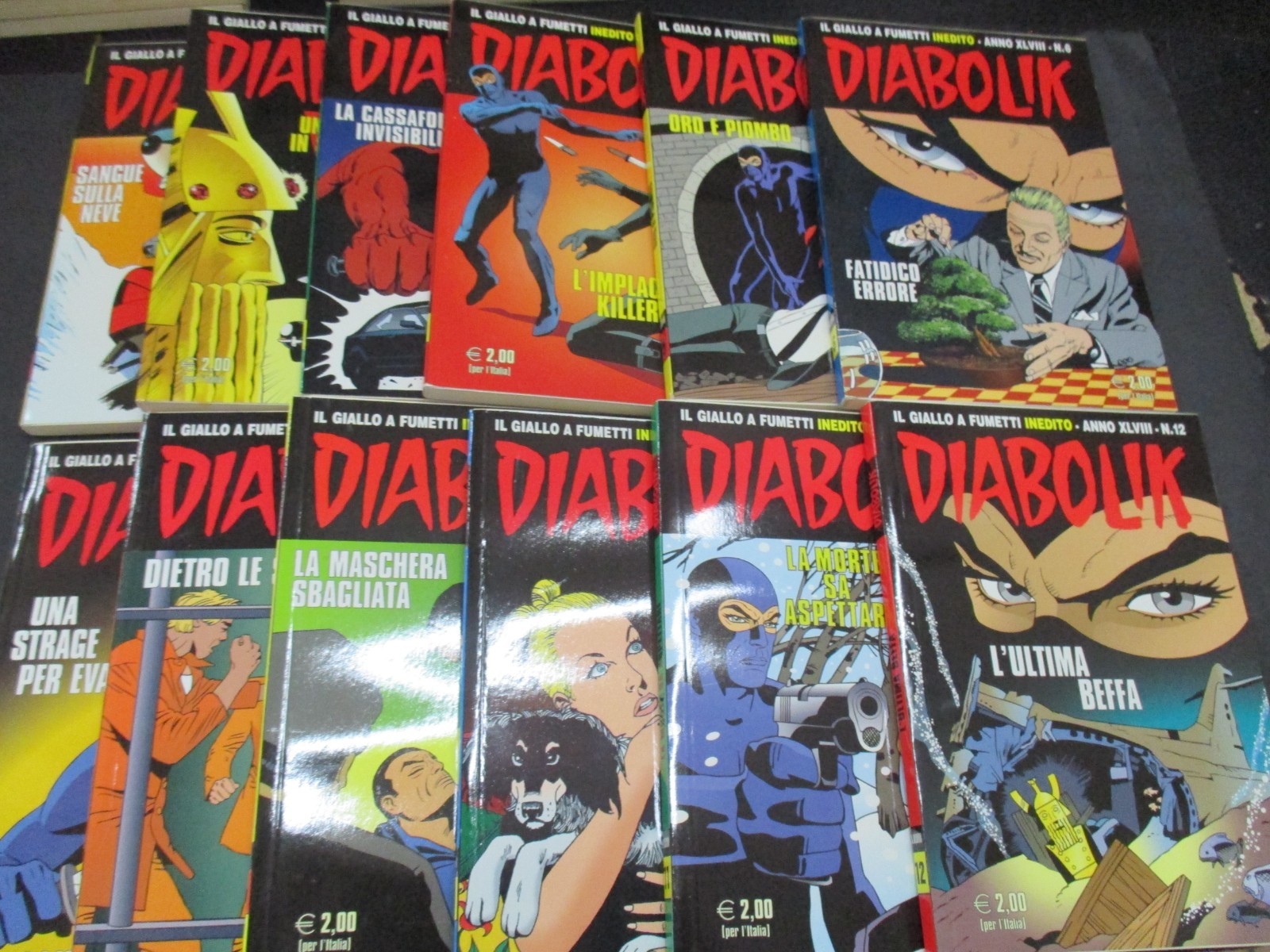 DIABOLIK ANNO XLVIII 2009 1/12 - ANNATA COMPLETA