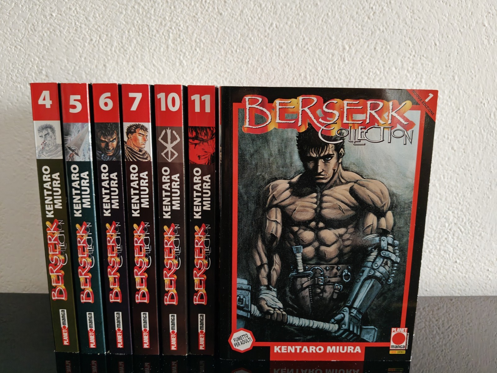 Planet Manga Berserk Collection Lotto Vol. 1 4 5 6 7 10 11 Kentaro Miura ITA