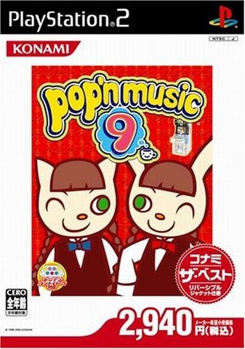 PS2 Pop'n Music 9 Konami la migliore PlayStation2 dal Giappone Giappone... forma libro JP