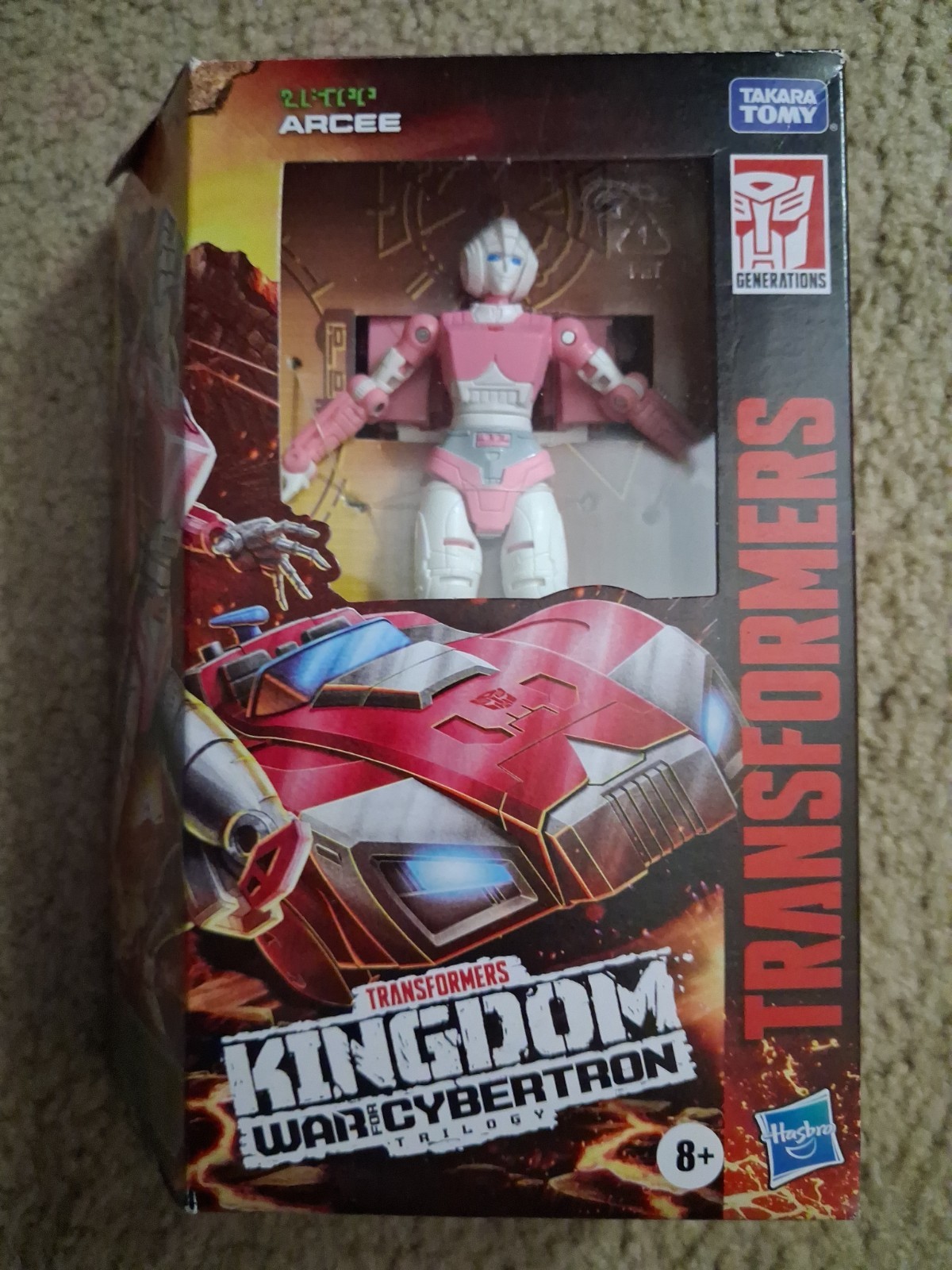 Hasbro Transformers Toys 2020 Generazione Guerra per Cybertron: Kingdom Deluxe Arcee
