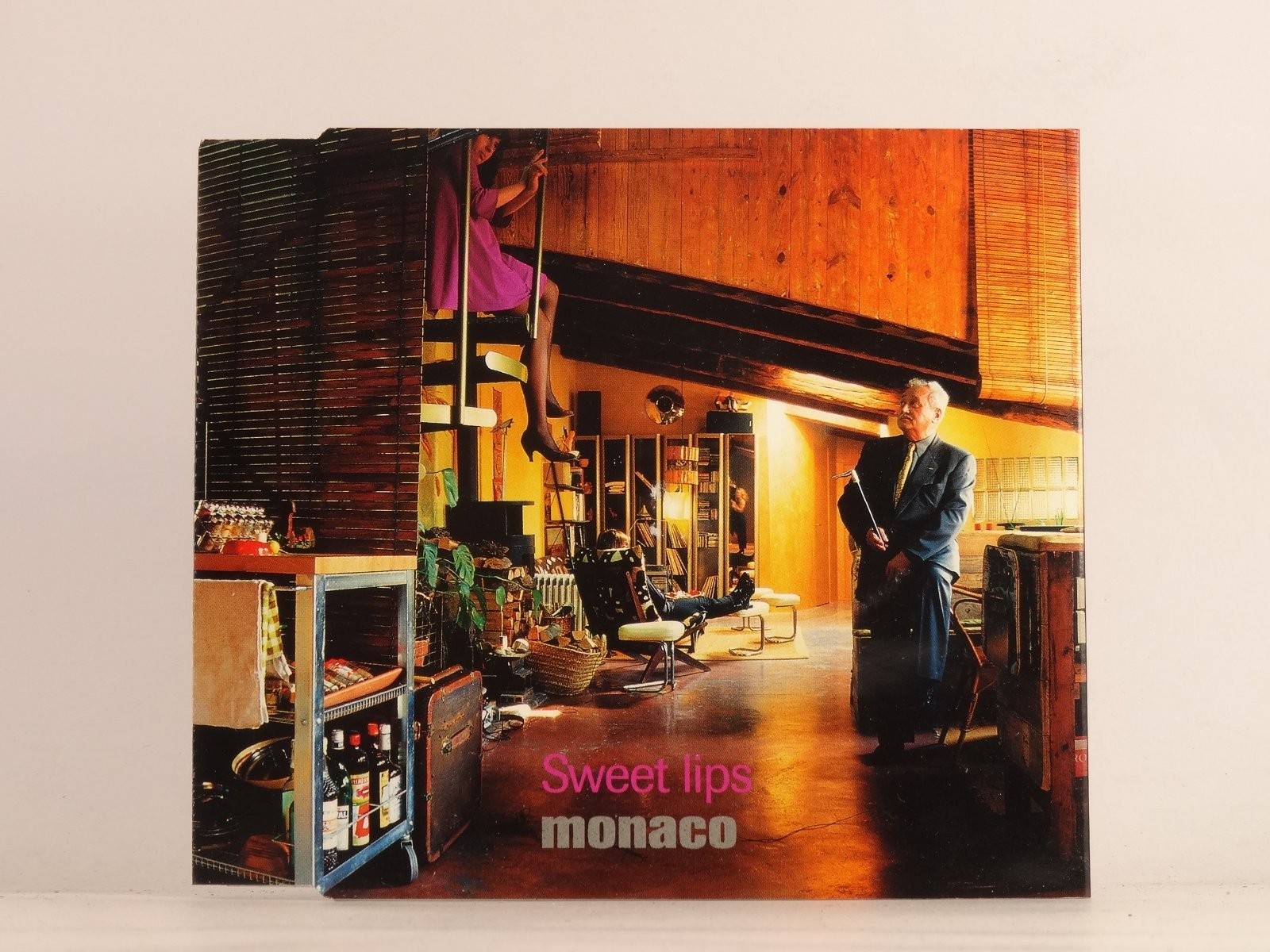 MONACO SWEET LIPS (CD 2) (I58) 2 Track CD Single including Picture Sleeve POLYDO