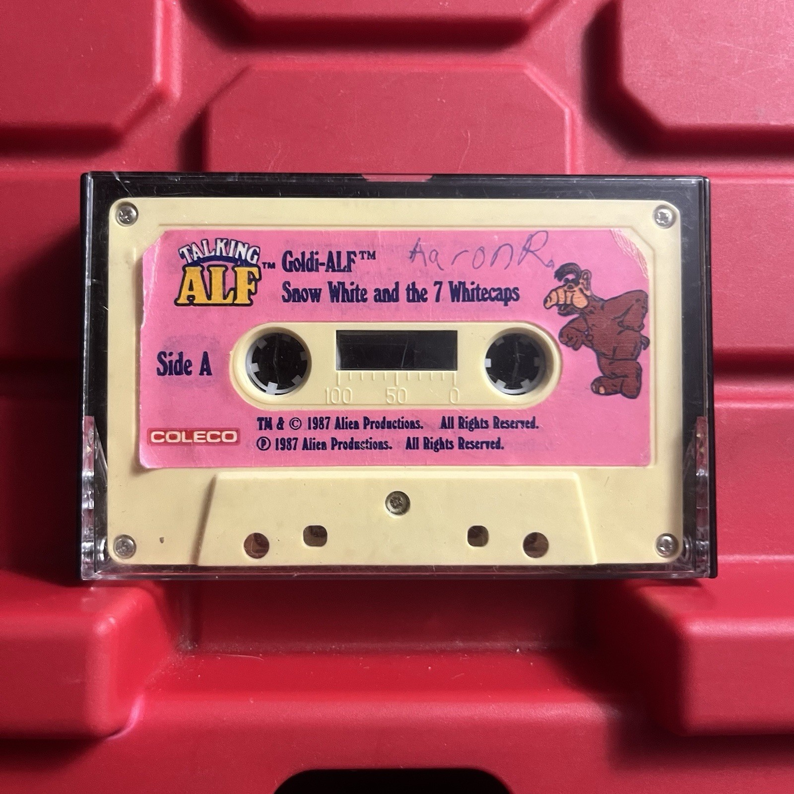 Talking ALF Audiocassetta Nastro Little Red Riding più altre 3 storie vintage