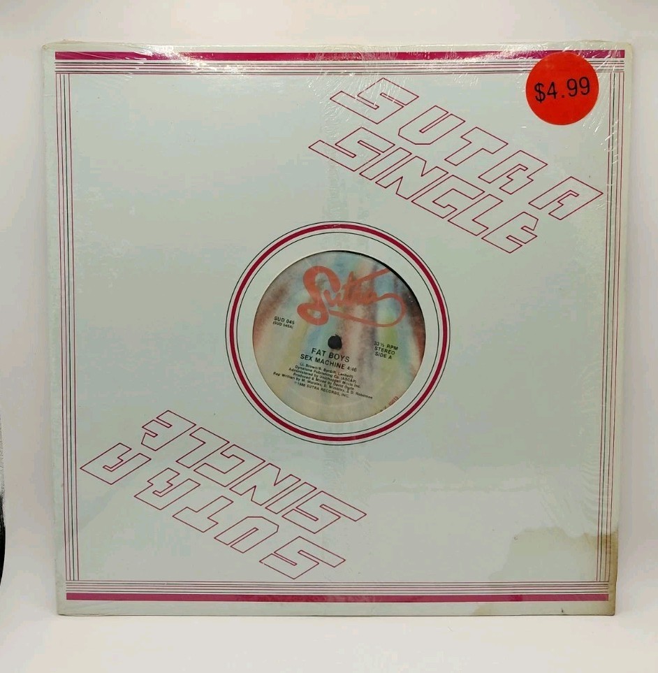 Fat Boys "Sex Machine" 12" Vinyl Record single, (1986)