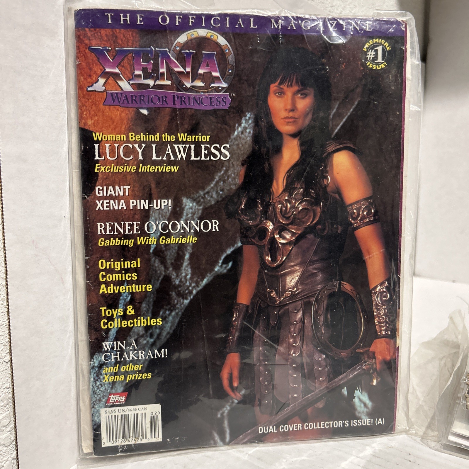 Rivista Ufficiale Xena Warrior Princess #1 1996 topps