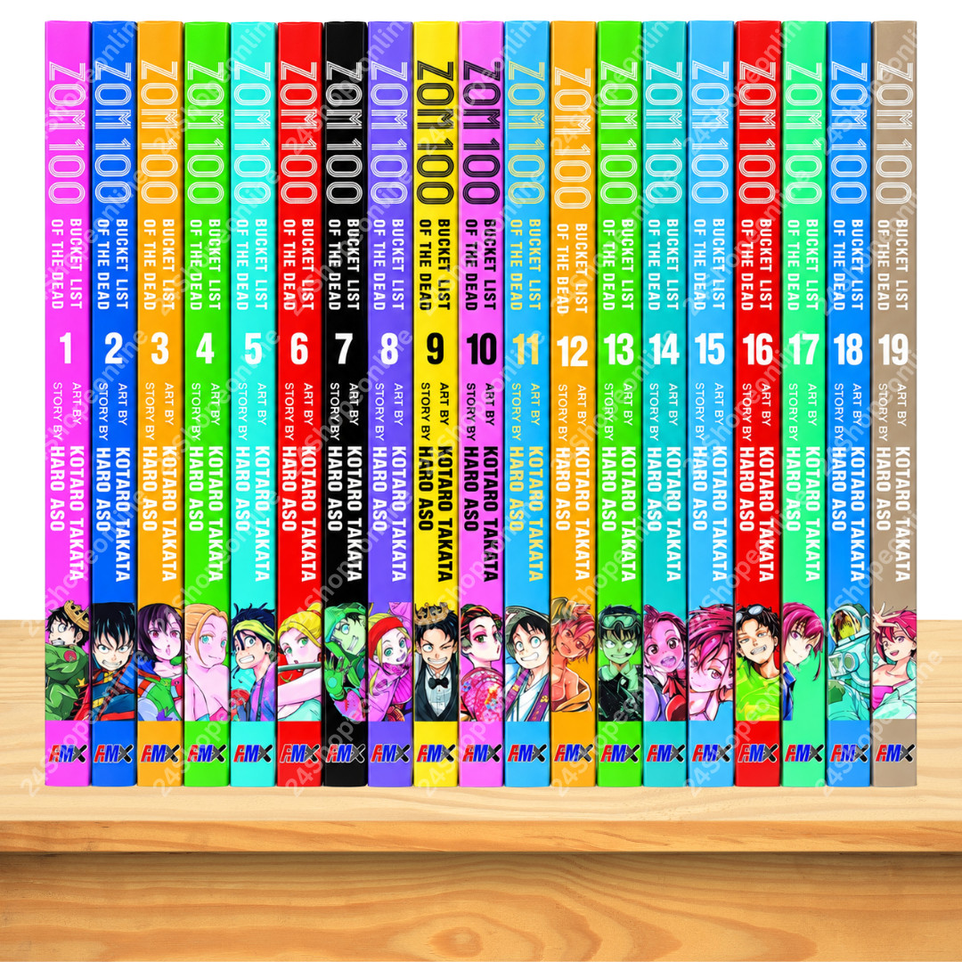 ZOM 100 Bucket List Of Dead Manga Vol 1-19 Half/Full Set Fumetti Inglese Nuovo
