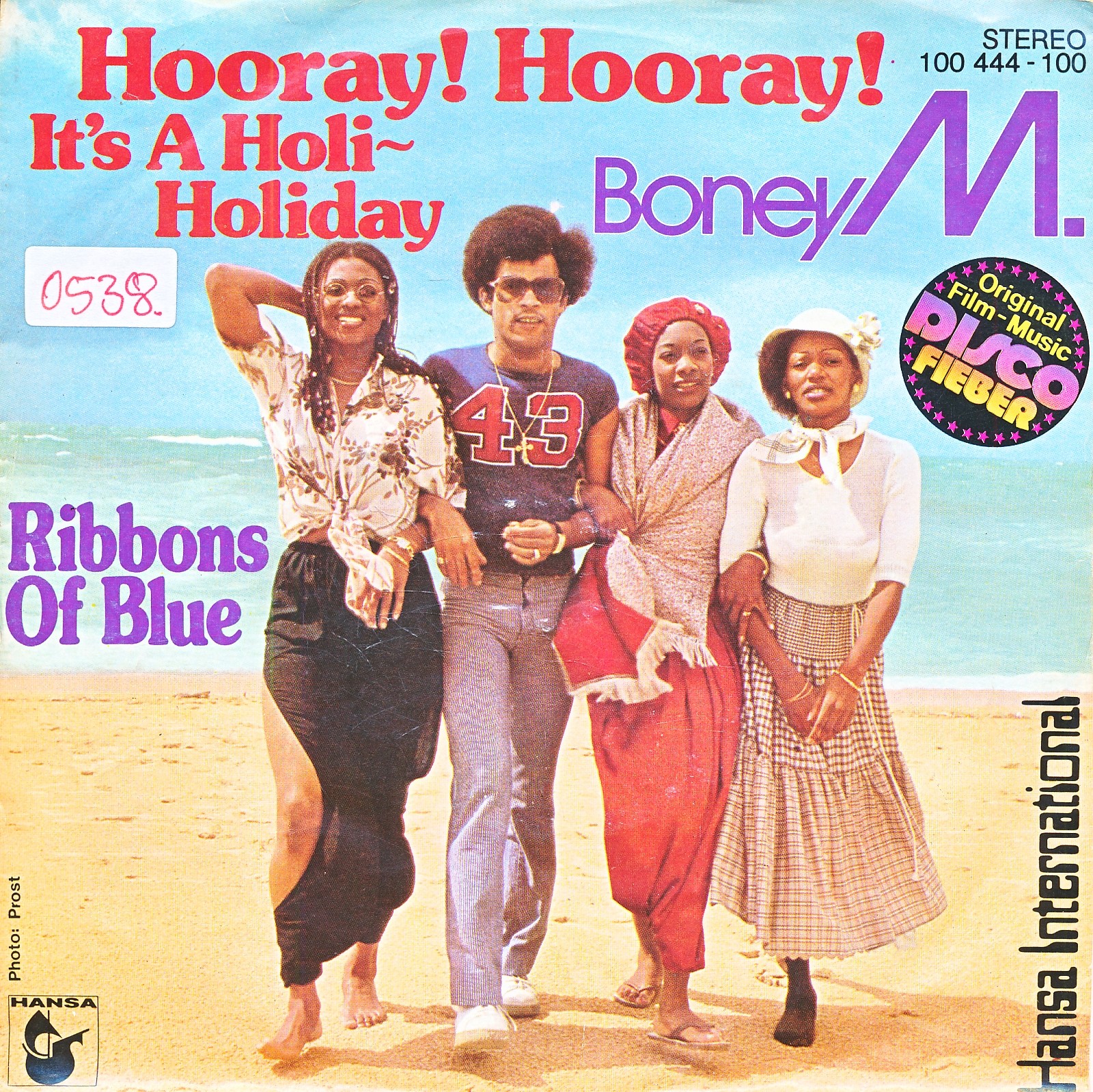 Hooray! Hooray! It's A Holi-Holiday - Boney M. - Single 7" Vinyl 235/22