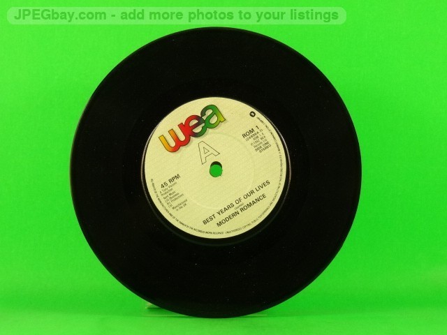 MODERN ROMANCE BEST YEAR OF OUR LIVES (PLAIN SLEEVE) (3) (137) 7" WEA