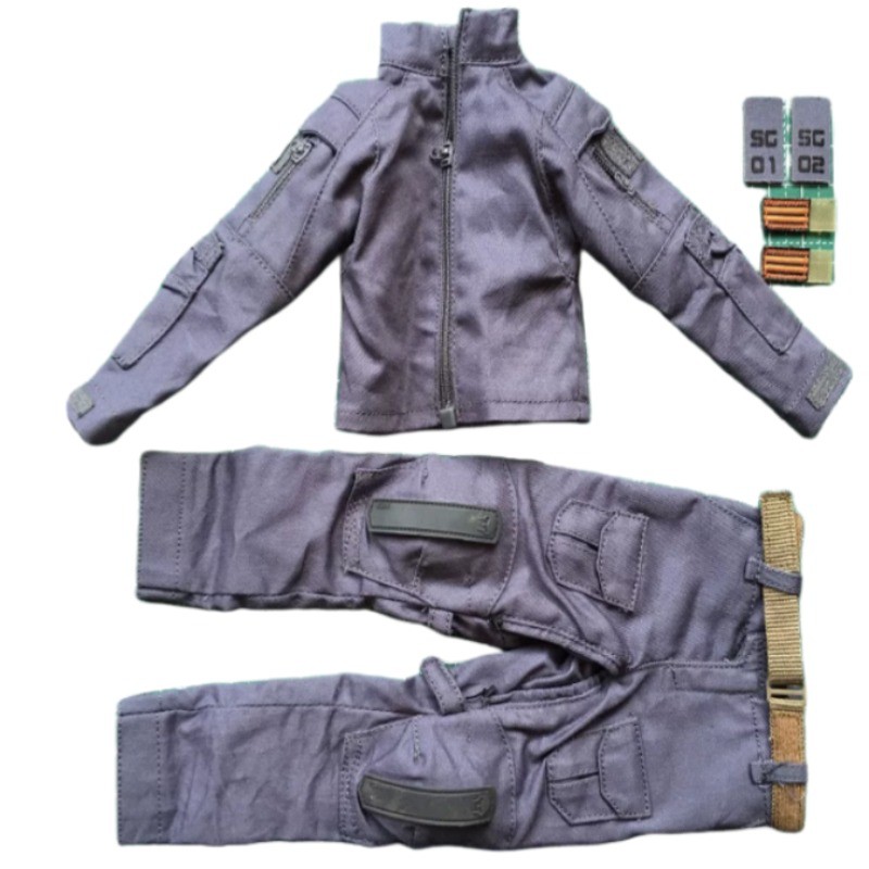 Scala 1/6 Easy&simple ESES26060B ‌Uniforme da combattimento e toppa spalle adatta DAM HT